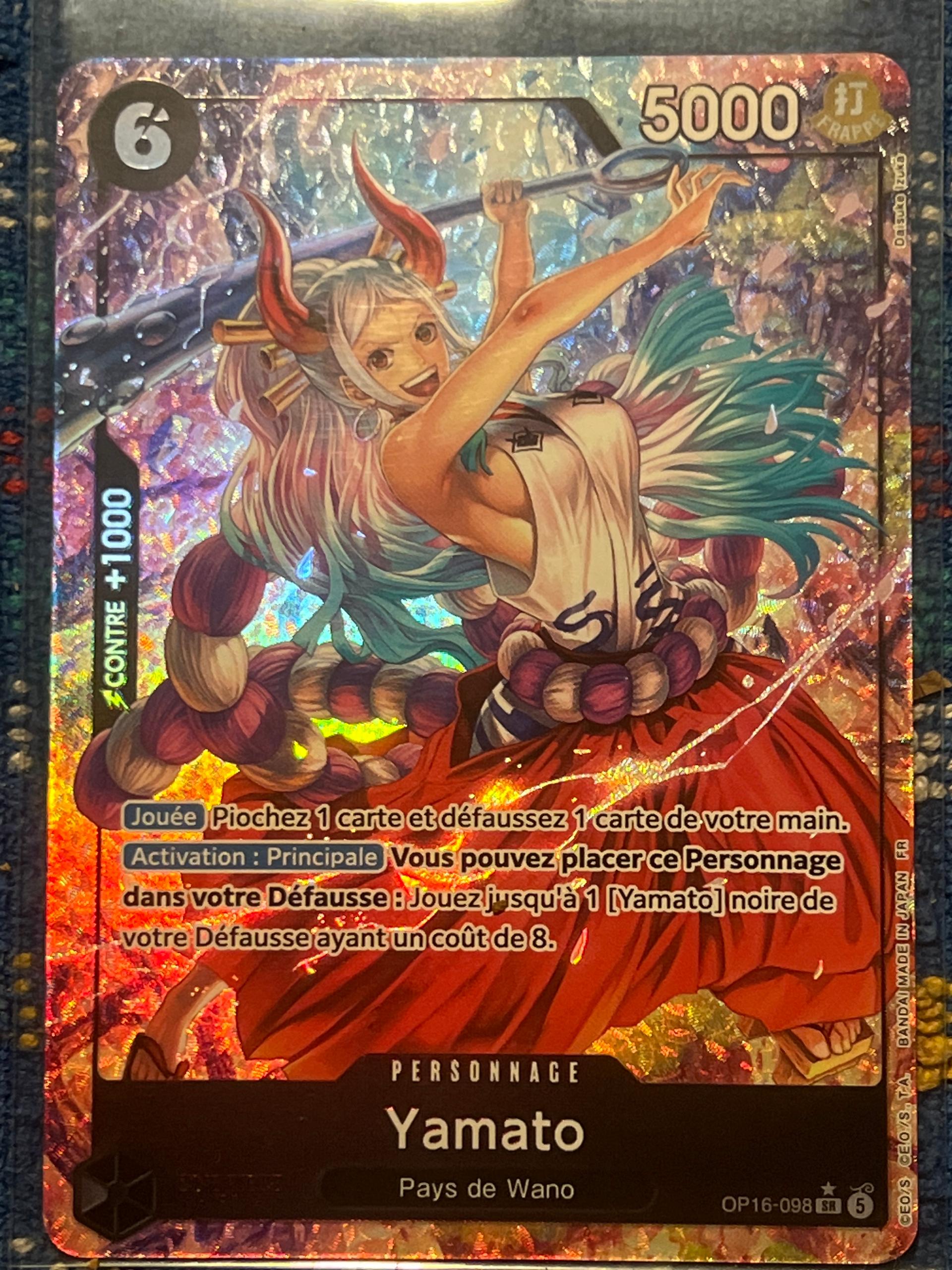 Carte Yamato OP16-098_p1 Super Rare OP-16 — One Piece TCG FR (Bandai)