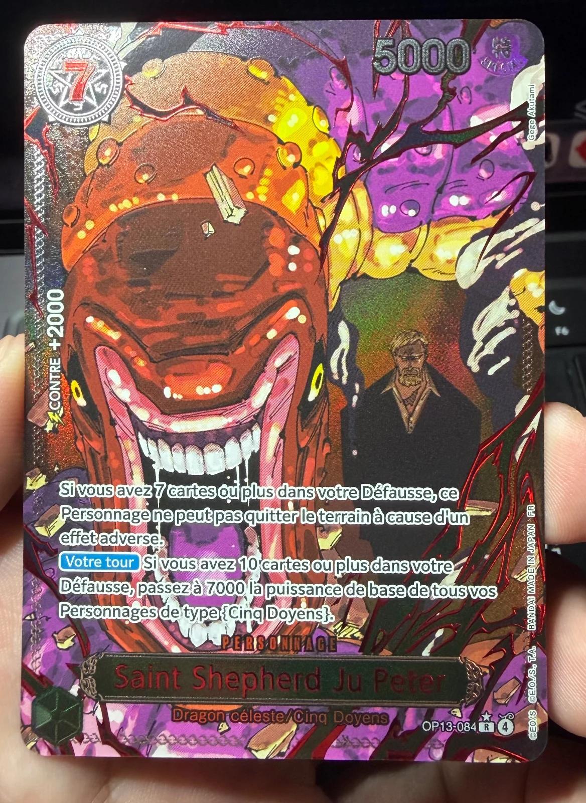 Carte Saint Shepherd Ju Peter OP13-084_p2 Rare OP-13 — One Piece TCG FR (Bandai)